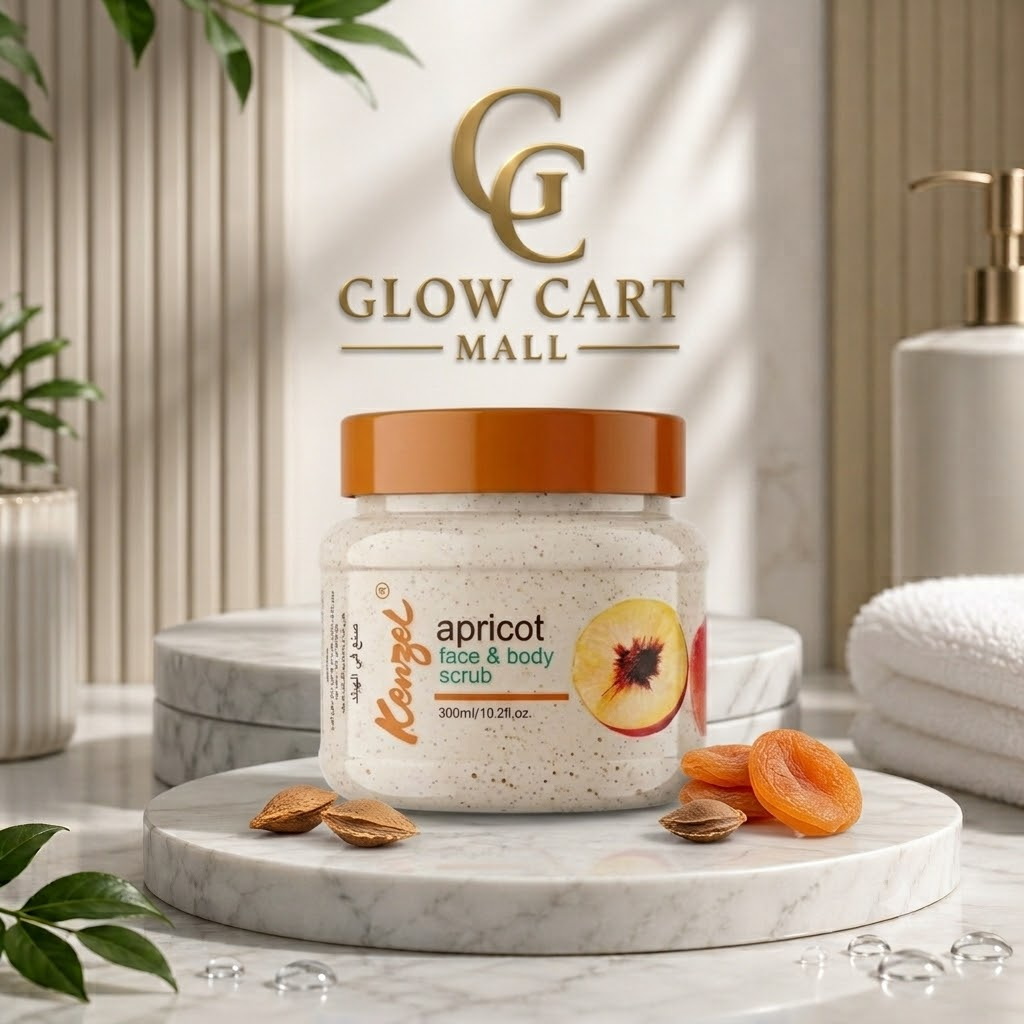 KENZAL – APRICOT Face & Body Scrub – 300ML